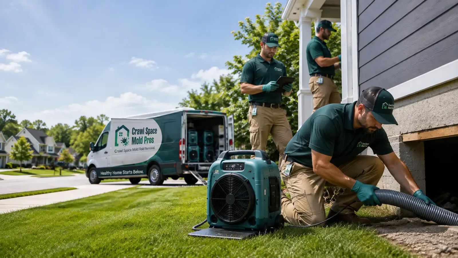 Crawl Space Mold Removal in Milton, IL